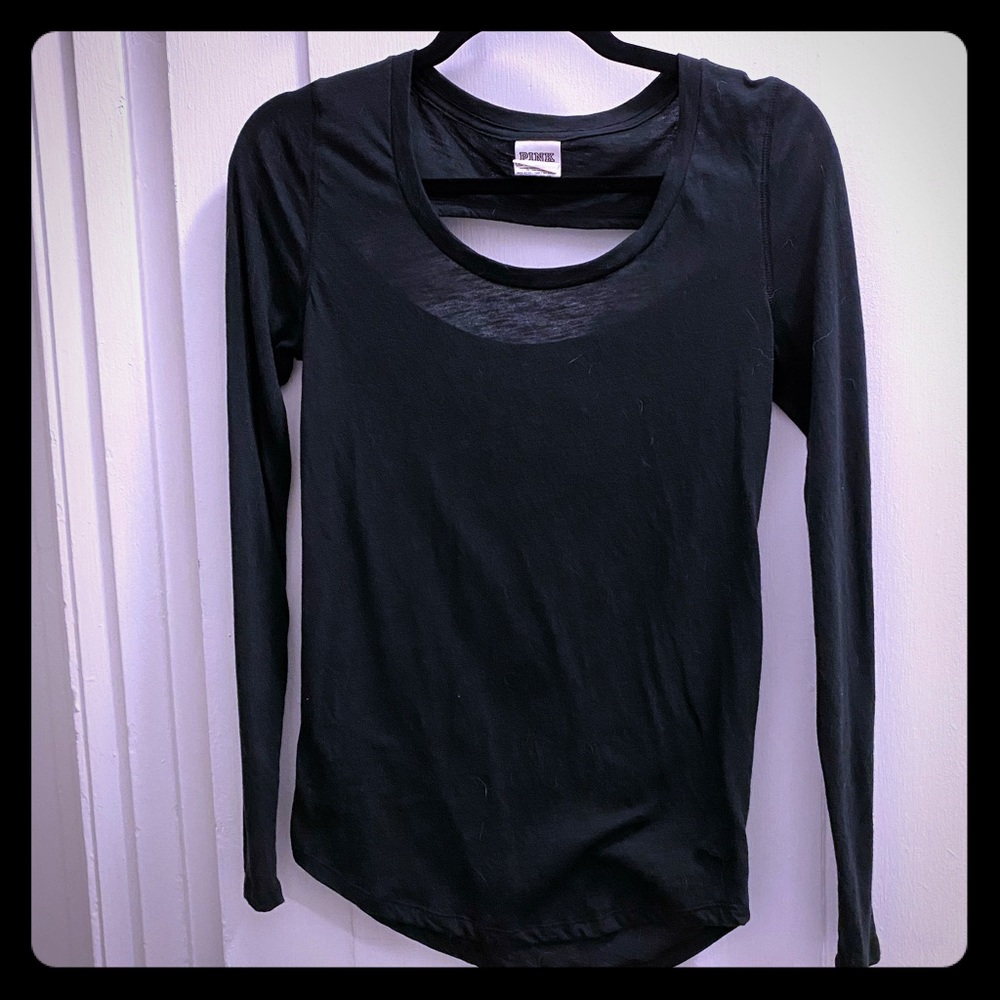Victoria’s Secret Pink Long Sleeve with Open Back
